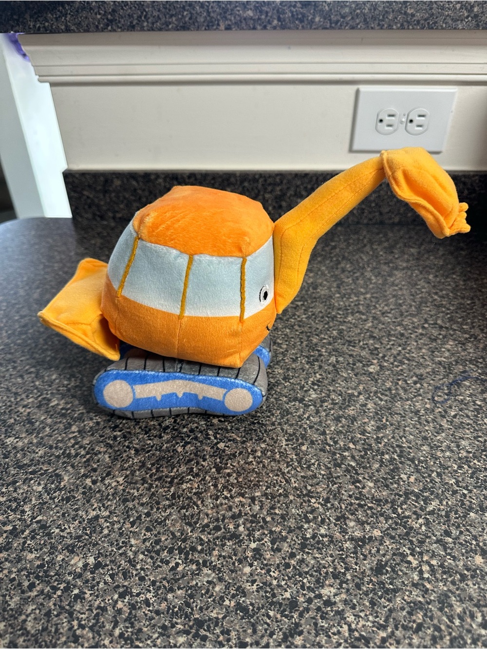 Little Excavator Plush Toy Construction Vehicle